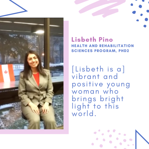 Lisbeth PinoHealth & Rehab Sciences, PhD2